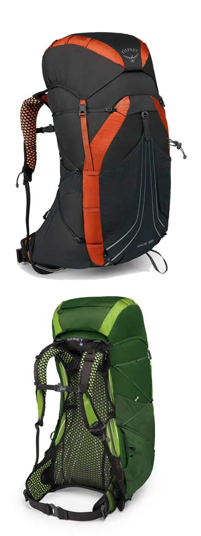 Ультралегкий рюкзак 58 л Osprey Exos